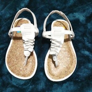 Healthtex Sandals White Sz 6